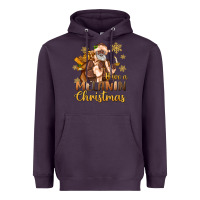 Plum have a melanin christmas black santa Heavyweight Hoodie - MaliasSmallBusiness