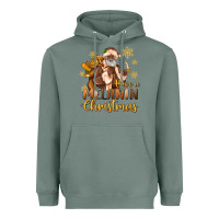 Sage have a melanin christmas black santa Heavyweight Hoodie - MaliasSmallBusiness