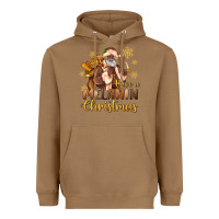 Toasted Coconut have a melanin christmas black santa Heavyweight Hoodie - MaliasSmallBusiness