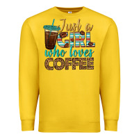 Lemon just a girl who loves coffee Premium Sweatshirt - BundleAndBundleShop