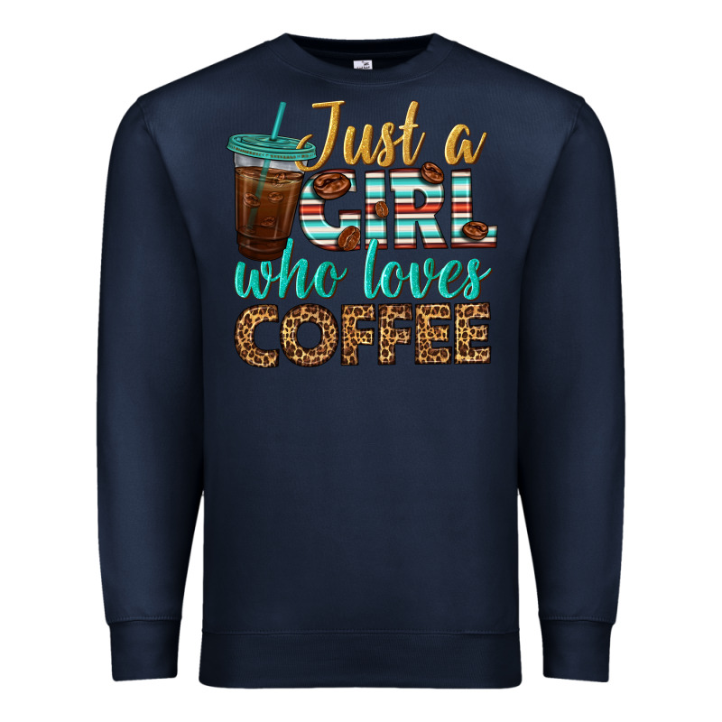Just A Girl Who Loves Coffee Premium Sweatshirt by BundleAndBundleShop | Teevron