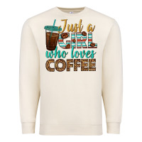 Sandshell just a girl who loves coffee Premium Sweatshirt - BundleAndBundleShop