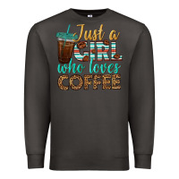Smoke just a girl who loves coffee Premium Sweatshirt - BundleAndBundleShop