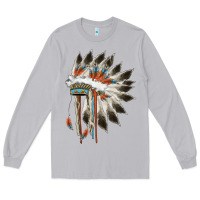 Moon Dust indian headress Long Sleeve Tee - AdoDesignShop