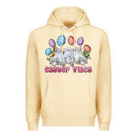 Pina Colada Easter Vibes with Bunny and Eggs Premium Hoodie - RanaPortraitStore