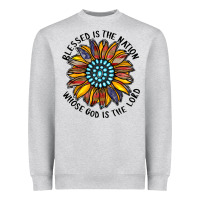 Blessed Is The Nation Whose God Is The Lord Heavyweight Sweatshirt | Teevron