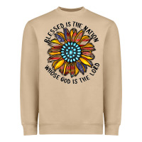 Mushroom blessed is the nation whose god is the lord Heavyweight Sweatshirt - CowhideDigitalArt