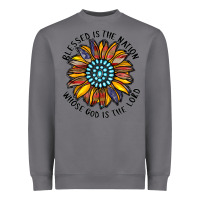 Storm blessed is the nation whose god is the lord Heavyweight Sweatshirt - CowhideDigitalArt