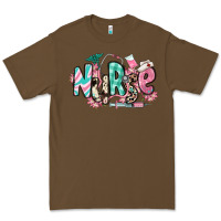 Cacao floral nurse Premium Tee - RanaPortraitStore