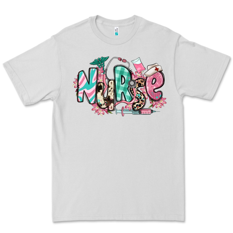 Floral Nurse Premium Tee by RanaPortraitStore | Teevron