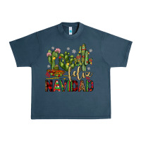 Midnight Navy cactus feliz navidad Urban Heavy Tee - JahusDesignShop