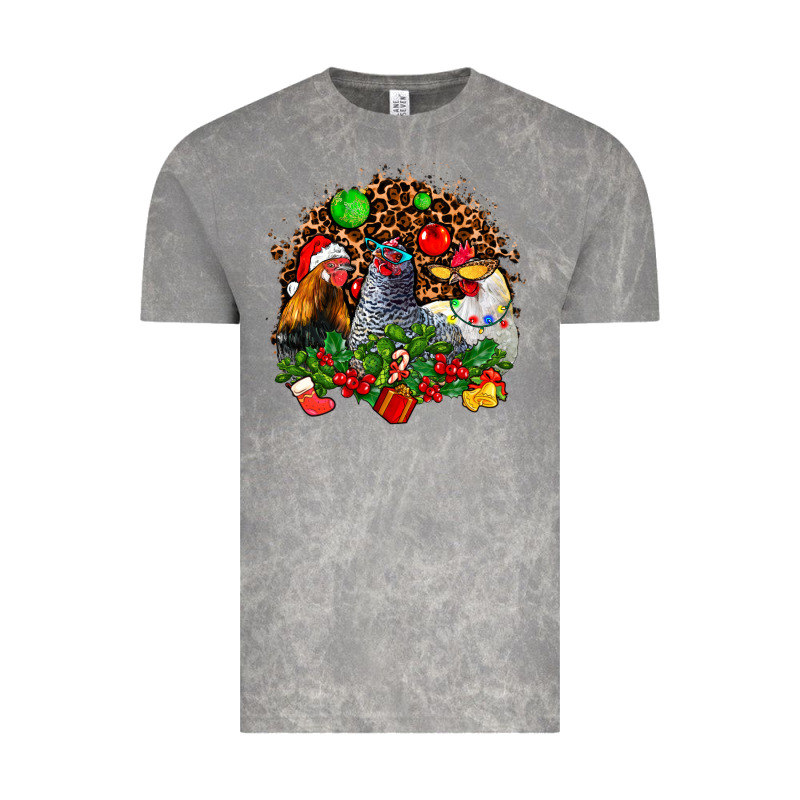 Christmas Party And Chickens Vintage Tee by AdoDesignShop | Teevron
