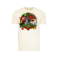 Vintage Arctic Christmas party and chickens Vintage Tee - AdoDesignShop