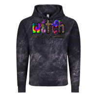 Cloud Black witch please Vintage Hoodie - CowhideDigitalArt