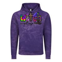 Cloud Purple witch please Vintage Hoodie - CowhideDigitalArt
