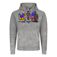 Cloud Rock witch please Vintage Hoodie - CowhideDigitalArt