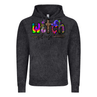 Vintage Black witch please Vintage Hoodie - CowhideDigitalArt