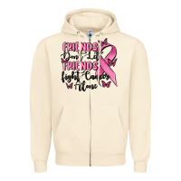 Sandshell friends dont let friends fight cancer alone Zipper Hoodie - MaliasSmallBusiness