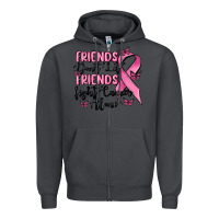 Smoke friends dont let friends fight cancer alone Zipper Hoodie - MaliasSmallBusiness