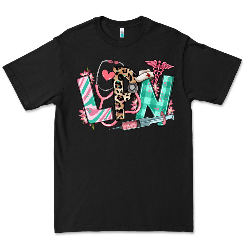 Floral Lpn Licensed Practical Nurse Premium Tee by RanaPortraitStore | Teevron