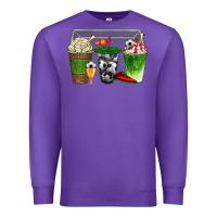 Purple soccer coffee cups bbs Premium Sweatshirt - BundleAndBundleShop