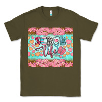 Army Green scrub life tumbler Classic Tee - BundleAndBundleShop