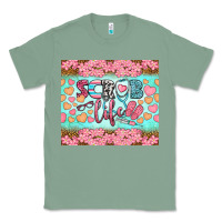Sage scrub life tumbler Classic Tee - BundleAndBundleShop