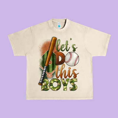 Let's Do This Boys Field Baseball Urban Heavy Tee Designed By Bundleandbundleshop
