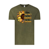 Vintage Olive when you can't find the sunshine be the sunshine Vintage Tee - JahusDesignShop