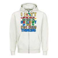 Oatmeal Heather dont speak much because im brilliant Zipper Hoodie - MaliasSmallBusiness