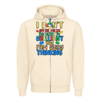 Sandshell dont speak much because im brilliant Zipper Hoodie - MaliasSmallBusiness