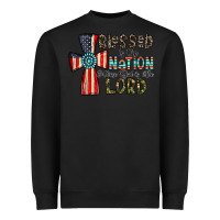 Black blessed İs the nation whose god is the lord Heavyweight Sweatshirt - CowhideDigitalArt
