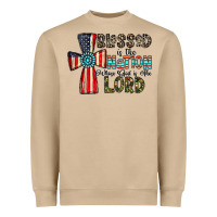 Blessed İs The Nation Whose God Is The Lord Heavyweight Sweatshirt | Teevron
