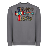Storm blessed İs the nation whose god is the lord Heavyweight Sweatshirt - CowhideDigitalArt