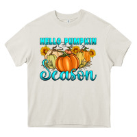 Cream hello pumpkin season Heavy Core Tee - Artiststas
