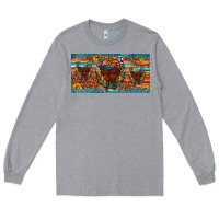 Heather Grey saddle horseshoe  sunflower leopard license plate Long Sleeve Tee - Artiststas