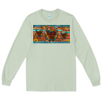 Matcha saddle horseshoe  sunflower leopard license plate Long Sleeve Tee - Artiststas