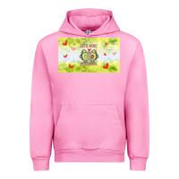 Fuchsia Pink let's just avocudde Urban Hoodie - TumblerDesignByShophia
