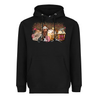 Black Hair Dresser Coffee Cups Heavyweight Hoodie - MaliasSmallBusiness