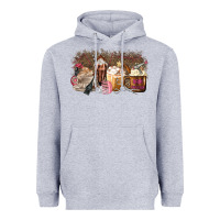 Heather Grey Hair Dresser Coffee Cups Heavyweight Hoodie - MaliasSmallBusiness