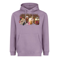 Lavender Hair Dresser Coffee Cups Heavyweight Hoodie - MaliasSmallBusiness