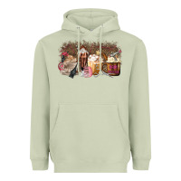 Matcha Hair Dresser Coffee Cups Heavyweight Hoodie - MaliasSmallBusiness
