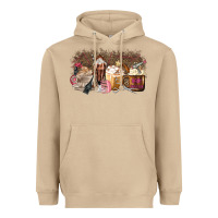 Mushroom Hair Dresser Coffee Cups Heavyweight Hoodie - MaliasSmallBusiness