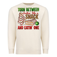 Sandshell torn between lookin' like a snack and eatin' one bbs Premium Sweatshirt - BundleAndBundleShop