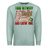 Seafoam torn between lookin' like a snack and eatin' one bbs Premium Sweatshirt - BundleAndBundleShop