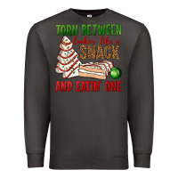 Smoke torn between lookin' like a snack and eatin' one bbs Premium Sweatshirt - BundleAndBundleShop