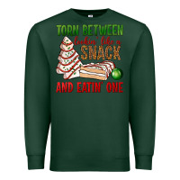Sports Green torn between lookin' like a snack and eatin' one bbs Premium Sweatshirt - BundleAndBundleShop
