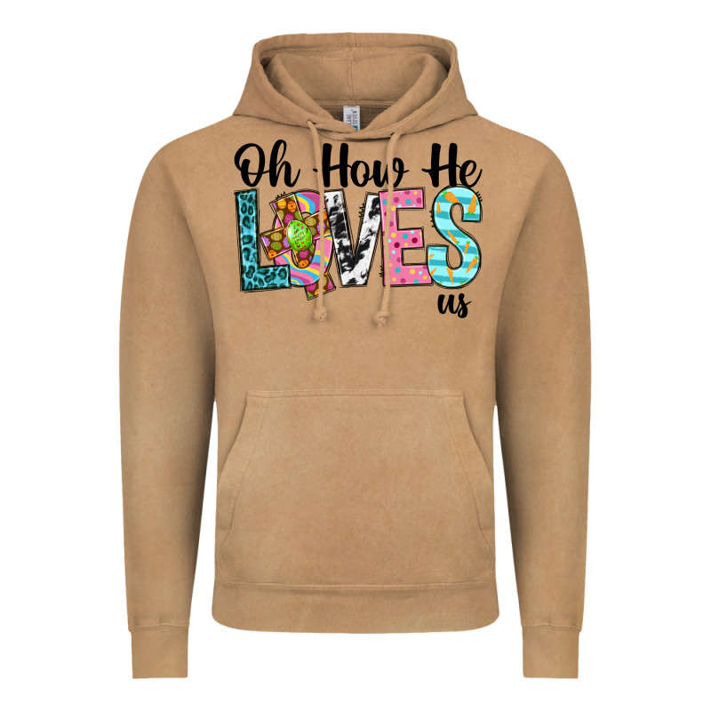 Oh How He Loves Us Vintage Hoodie by Neo Western | Teevron