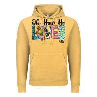 Vintage Mustard Oh how he loves us Vintage Hoodie - Neo Western