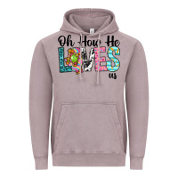 Vintage Zinc Oh how he loves us Vintage Hoodie - Neo Western